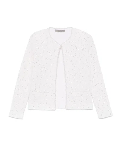 D EXTERIOR SEQUIN-EMBELLISHED JACKET
