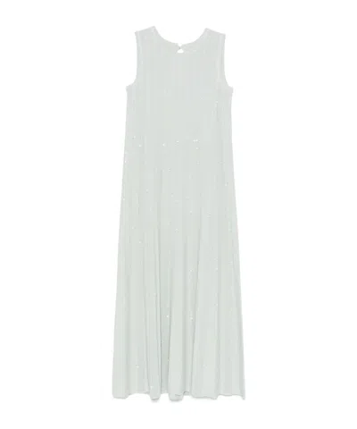 D Exterior D.exterior Sequin Maxi Dress In Gray
