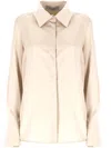D Exterior D.exterior Button-up Long Sleeve Top In Pink