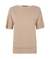 D Exterior D. Exterior Viscose Short Sleeves T-shirt By D. Exterior In Nude