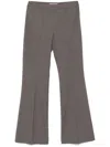D Exterior Straight-leg Tailored Trousers In Gray