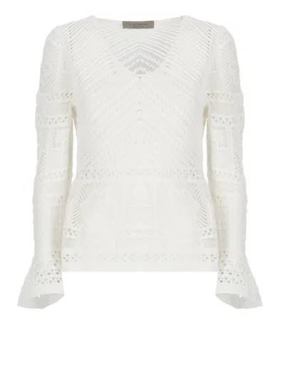 D Exterior D.exterior Sweaters In White