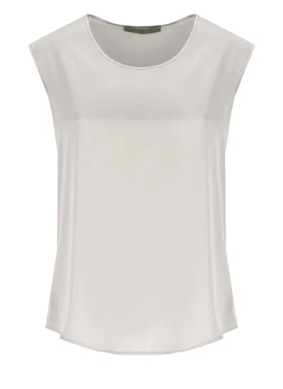 D Exterior D.exterior Sleeveless Top In White