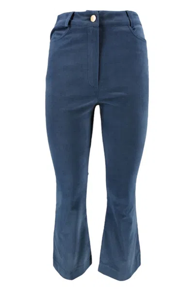 D Exterior D.exterior Trousers Clear Blue