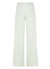 D Exterior D. Exterior Grey Satin Pants In Neutral