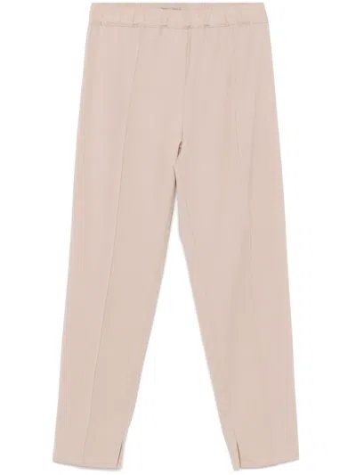 D Exterior Twill Tapered Trousers In Multi