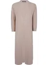 D Exterior D. Exterior Lux Long Cardigan In Neutral