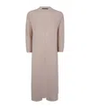 D Exterior D. Exterior Lux Long Cardigan In Nude
