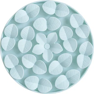 Dexypaws Enrichment Snuffle Mat Sky Blue Circle Textured Dog Feeding Pad