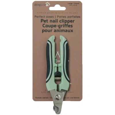 Dexypaws Pet Nail Clipper, Large, Sage Green, Dog & Cat Grooming Tool
