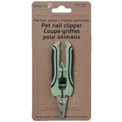 Dexypaws Pet Nail Clipper, Small, Sage Green, Dog & Cat Grooming Tool