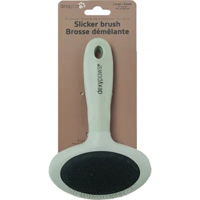 Dexypaws Pet Slicker Brush, Large, Sage Green, Dog & Cat Grooming Tool