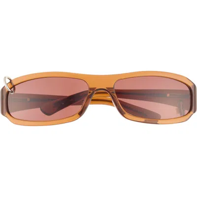 Dezi Chula 60mm Wrap Sunglasses