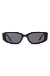 Dezi Cuffed 53mm Square Sunglasses In Multi