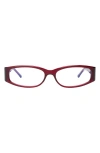 Dezi Desk Sidez 57mm Rectangular Blue Light Blocking Glasses