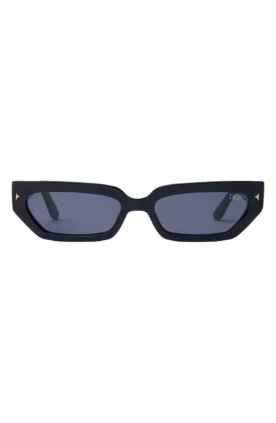 Dezi Lil Switch 55mm Rectangular Sunglasses In Blue