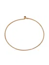 Dezso 18k Rose Gold Classic Wave Wire Bracelet In Gold