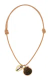 Dezso By Sara Beltran 18k Gold Diamond And Shell Necklace In Multi
