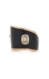 Dezso By Sara Beltran 18k Rose Gold Classic Shark Fin Diamond Ring