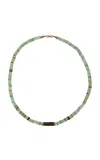 Dezso By Sara Beltran Aquaprase Puka Necklace In Blue