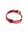 Dezso By Sara Beltr?n Cowry Mexican Bracelet In Line Agate & Tropical Mangrove