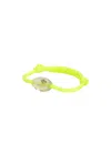 Dezso By Sara Beltr?n Diamond Cowry Bead Surf Cord Bracelet In Lemon Quartz  Diamond & Yellow Paracord