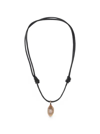 Dezso Coquito Diamond Pendant Necklace In Black