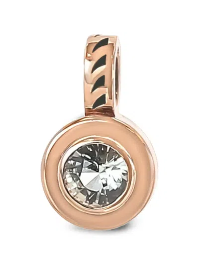 Dezso White Sapphire Round Pendant
