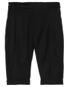 Dffrntly Man Shorts & Bermuda Shorts Black Size 28 Polyester, Viscose, Elastane