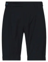Dffrntly Man Shorts & Bermuda Shorts Midnight Blue Size 28 Polyester, Viscose, Elastane