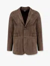 Dfour Suede Jacket With Peak Lapel