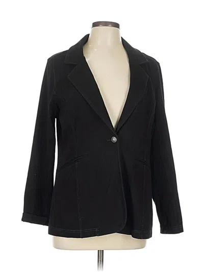 Pre-owned Dg^2 By Diane Gilman Blazer Jacket In Black
