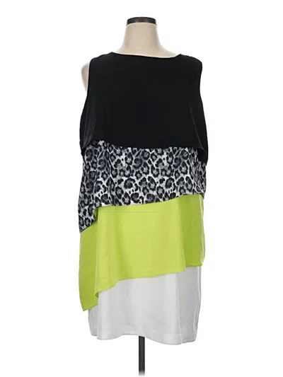 Pre-owned Dg^2 By Diane Gilman Casual Dress In Green