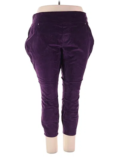 Pre-owned Dg^2 By Diane Gilman Casual Pants In Purple