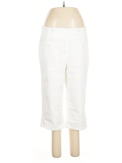 Pre-owned Dg^2 By Diane Gilman Casual Pants In White