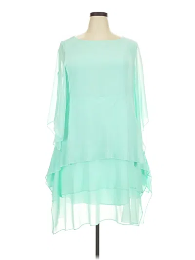 Pre-owned Dg^2 By Diane Gilman Cocktail Dress In Blue