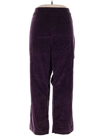 Pre-owned Dg^2 By Diane Gilman Cord Pant In Purple