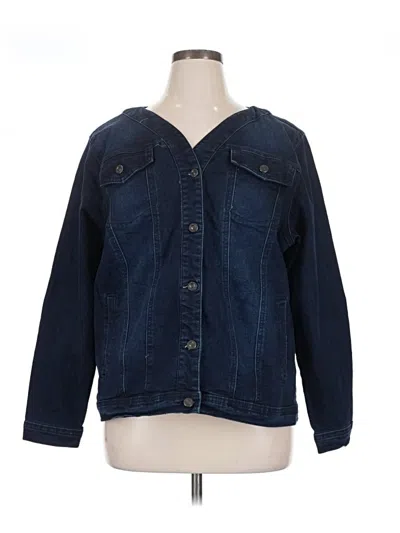 Pre-owned Dg^2 By Diane Gilman Denim Jacket In Blue