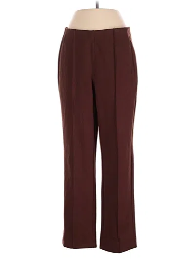 Pre-owned Dg^2 By Diane Gilman Dress Pants In Burgundy