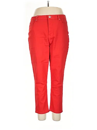 Pre-owned Dg^2 By Diane Gilman Jeans In Red