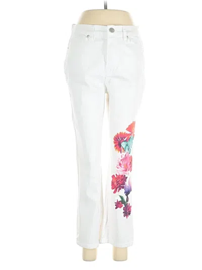 Pre-owned Dg^2 By Diane Gilman Jeans In White