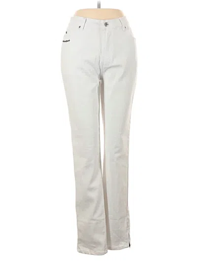 Pre-owned Dg^2 By Diane Gilman Jeans In White