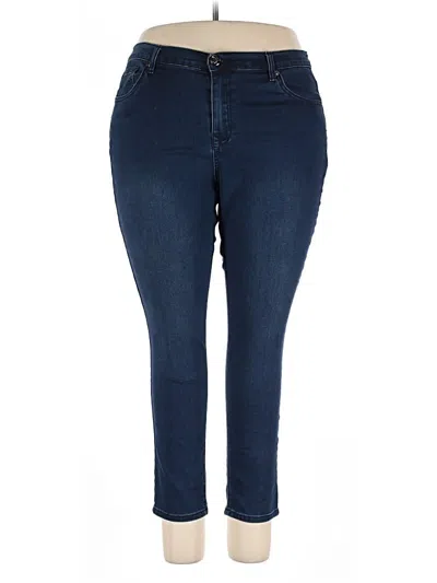 Pre-owned Dg^2 By Diane Gilman Jeggings In Blue