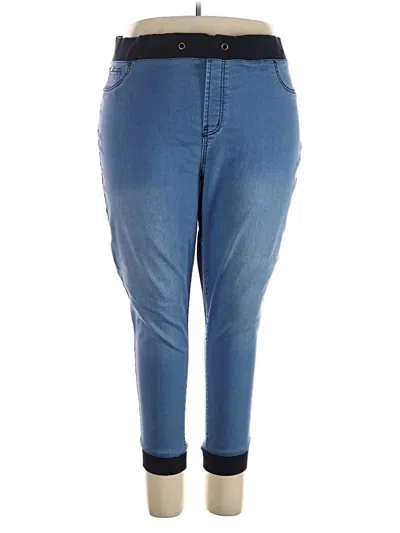 Pre-owned Dg^2 By Diane Gilman Jeggings In Blue