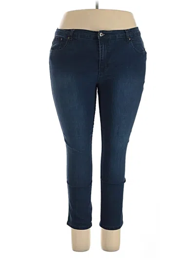 Pre-owned Dg^2 By Diane Gilman Jeggings In Blue