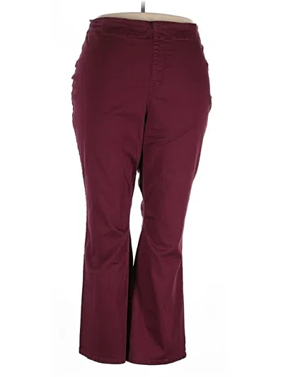 Pre-owned Dg^2 By Diane Gilman Jeggings In Burgundy
