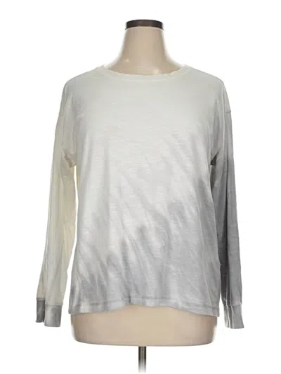 Pre-owned Dg^2 By Diane Gilman Long Sleeve T-shirt In Silver