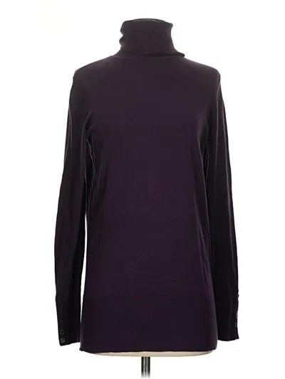 Pre-owned Dg^2 By Diane Gilman Long Sleeve Turtleneck In Purple