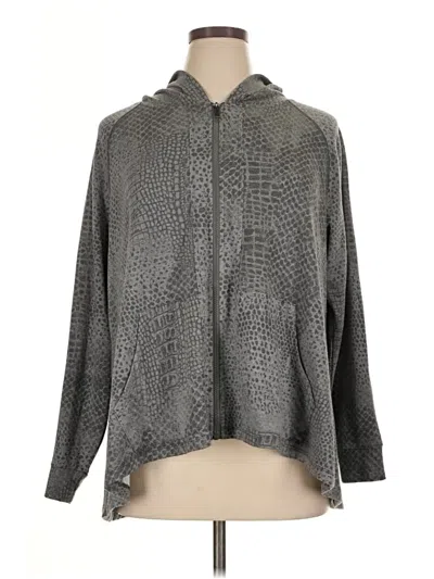 Pre-owned Dg^2 By Diane Gilman Poncho In Gray