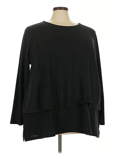 Pre-owned Dg^2 By Diane Gilman Pullover Sweater In Black